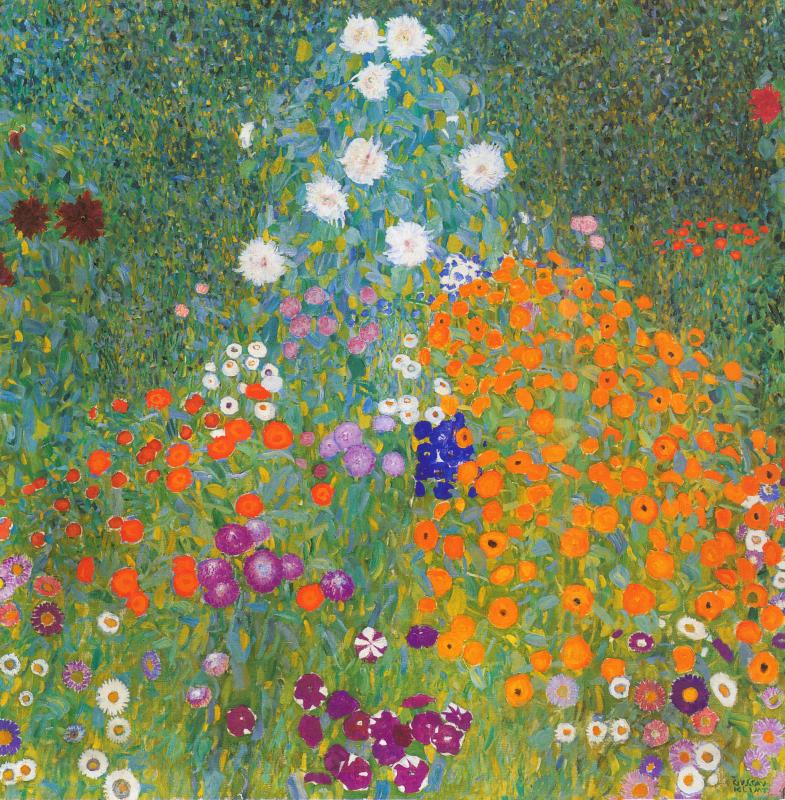 Gustav Klimt Deutsch: Bauerngarten Norge oil painting art